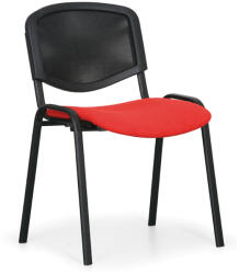 Viva Mesh konferencia szék - fekete lábak, piros / fekete