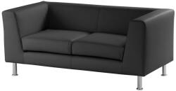 Antares Notre Dame 102 kanapé, kétüléses, fekete / ezüst