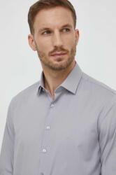 Calvin Klein ing férfi, galléros, szürke, slim - szürke 39 - answear - 23 990 Ft