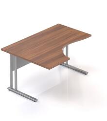 Rauman Visio LUX ergonomikus asztal 136 x 100 cm, bal, dió - rauman - 213 290 Ft