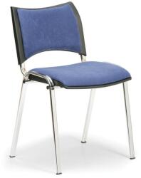 SMART konferencia szék - króm lábak, kék