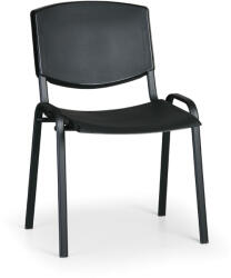 Design konferencia szék - fekete lábak, fekete