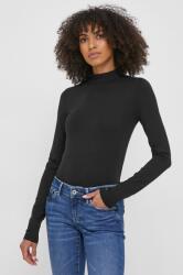 Calvin Klein hosszú ujjú női, félgarbó nyakú, fekete - fekete XS - answear - 20 990 Ft
