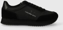 Calvin Klein sportcipő RETRO RUNNER LOW LACE NY ML fekete, YW0YW01326 - fekete Női 38 - answear - 37 990 Ft