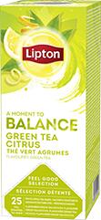 Lipton Feel Good Selection - BALANCE Zöld tea - Thé Vert Agrumes - Citrussal 25x1.3g