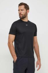 Reebok futós póló fekete, mintás - fekete XL