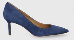 Lauren Ralph Lauren velúr magassarkú cipő Lanette 8, 02710000000802E+23 - kék Női 36