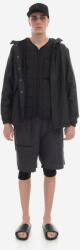 Rains rövid kabát Fishtail Jacket fekete, átmeneti, oversize - fekete XS