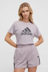 adidas t-shirt női, lila, IS3622 - lila M