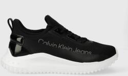 Calvin Klein sportcipő EVA RUN SLIPON LACE MIX LUM WN fekete, YW0YW01303 - fekete Női 40