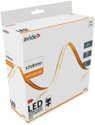 Avide COB LED Szalag Bliszter, RF távirányítóval, 24V, 33W, 52 lm/W, 343 LED/m, NW, természetes fehér, 5 méter, IP20 (A3229)