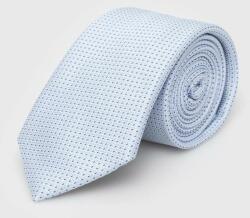 Boss selyen nyakkendő - kék Univerzális méret - answear - 32 990 Ft