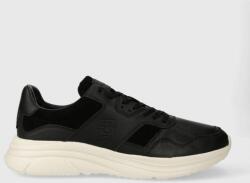 Tommy Hilfiger bőr sportcipő MODERN RUNNER PREMIUM LTH fekete, FM0FM04879 - fekete Férfi 43