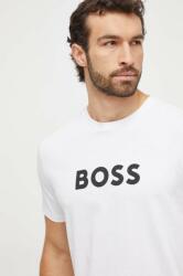 Boss pamut póló fehér, férfi, nyomott mintás - fehér S - answear - 15 990 Ft