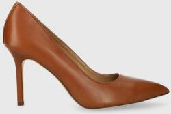Lauren Ralph Lauren bőr tűsarkú Lindella II barna, 802940580002, 802940602002 - barna Női 36