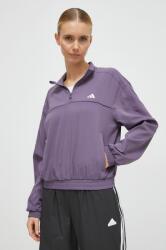 Adidas edzős pulóver Training Essentials lila, sima, IS3972 - lila XS