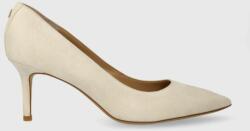 Lauren Ralph Lauren velúr magassarkú cipő Lanette bézs, 802709652016, 802709652017 - bézs Női 36