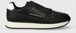 Calvin Klein Jeans sportcipő RETRO RUNNER LOW LTH IN SAT fekete, YM0YM00863 - fekete Férfi 43