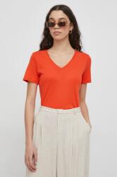 United Colors of Benetton pamut póló női, narancssárga - narancssárga S - answear - 7 490 Ft