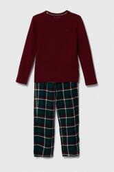 Tommy Hilfiger gyerek pizsama piros, mintás - piros 128-140