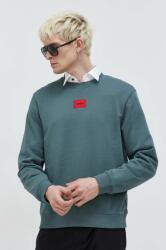 HUGO BOSS pamut melegítőfelső zöld, férfi, nyomott mintás, 50447964 - zöld S - answear - 45 990 Ft