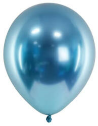 Partydeco Lufi 12" (30cm-es) chrome, Glossy színek - 50db/csomag, kék (LUFI272504)