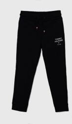 Tommy Hilfiger gyerek melegítőnadrág sötétkék, nyomott mintás - sötétkék 116 - answear - 26 990 Ft