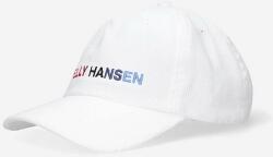 Helly Hansen kordbársony baseball sapka Graphic Cap fehér, nyomott mintás - fehér Univerzális méret
