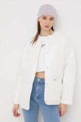 Tommy Jeans rövid kabát női, fehér, átmeneti, oversize - fehér L