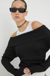 Tommy Hilfiger pulóver könnyű, női, fekete - fekete S - answear - 44 990 Ft