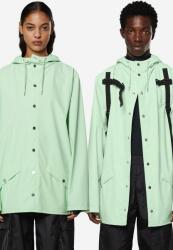 Rains rövid kabát Essential Jacket átmeneti, oversize - kék XS