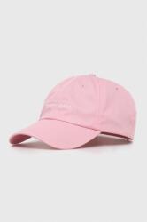 Tommy Jeans pamut baseball sapka rózsaszín, sima - rózsaszín Univerzális méret - answear - 9 790 Ft