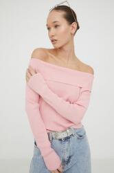 Tommy Hilfiger pulóver könnyű, női, rózsaszín - rózsaszín M - answear - 32 990 Ft