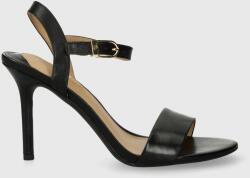 Lauren Ralph Lauren bőr szandál Gwen - fekete Női 38