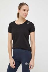 EA7 Emporio Armani t-shirt női, fekete - fekete S - answear - 16 990 Ft