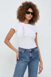 Giorgio Armani pamut póló női, fehér - fehér XL - answear - 26 990 Ft