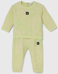 Calvin Klein Jeans gyerek melegítő zöld - zöld 92 - answear - 30 990 Ft