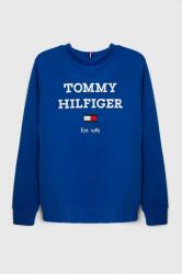 Tommy Hilfiger gyerek felső nyomott mintás - kék 152 - answear - 20 990 Ft
