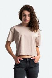 Alpha Industries pamut póló Organics Cropped OS T barna - barna M