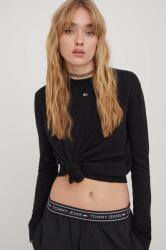 Tommy Hilfiger pulóver könnyű, női, fekete - fekete S