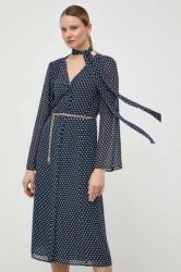 Michael Kors ruha sötétkék, midi, harang alakú - sötétkék XS - answear - 142 990 Ft