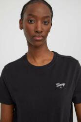 Tommy Jeans pamut póló női, fekete - fekete XS - answear - 14 990 Ft