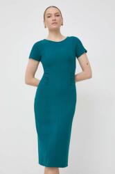 HUGO BOSS ruha zöld, mini, testhezálló - zöld 40 - answear - 142 990 Ft