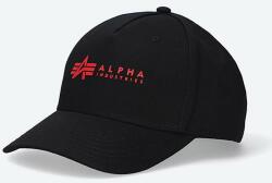 Alpha Industries pamut baseball sapka fekete, nyomott mintás - fekete Univerzális méret - answear - 10 990 Ft