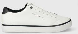 Tommy Hilfiger bőr tornacipő TH HI VULC CORE LOW LEATHER ESS fehér, férfi, FM0FM05041 - fehér Férfi 42