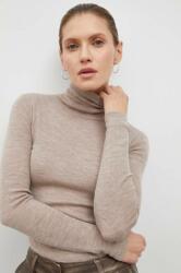 DAY Birger et Mikkelsen gyapjú pulóver könnyű, női, bézs, garbónyakú - bézs XS