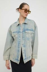 Tommy Jeans farmerdzseki női, átmeneti, oversize - kék XS - answear - 49 990 Ft