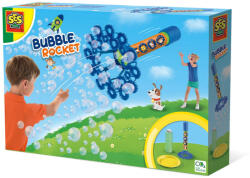 SES Creative Set baloane de sapun pentru copii - Racheta cu multe inele (02260) - drool