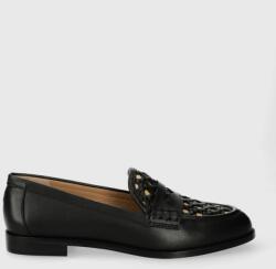 Lauren Ralph Lauren Lauren Ralph bőr mokaszin Wynnie II - fekete Női 38