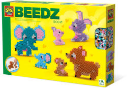 SES Creative Set creativ copii - Margele de calcat cu Animale Zoo Beedz (06218) - drool